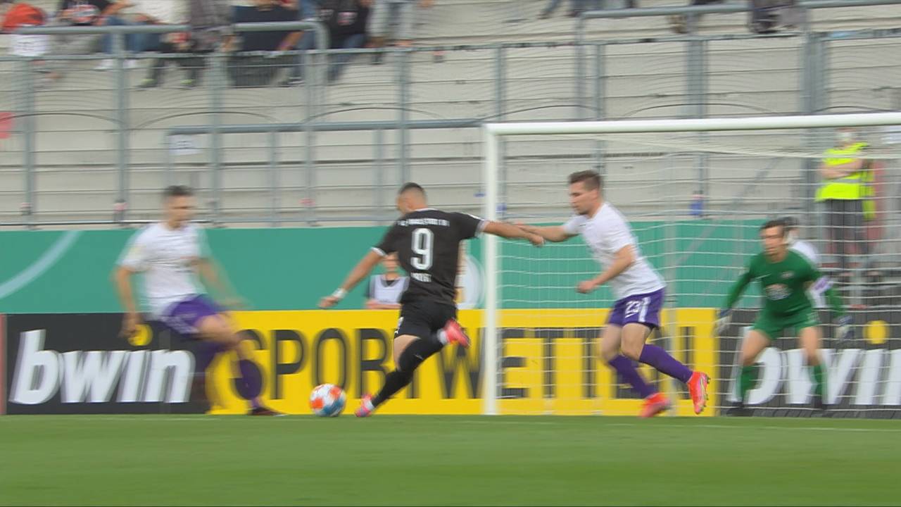 FC Ingolstadt 04 - Erzgebirge Aue (2:1): Tore und Highlights | DFB-Pokal