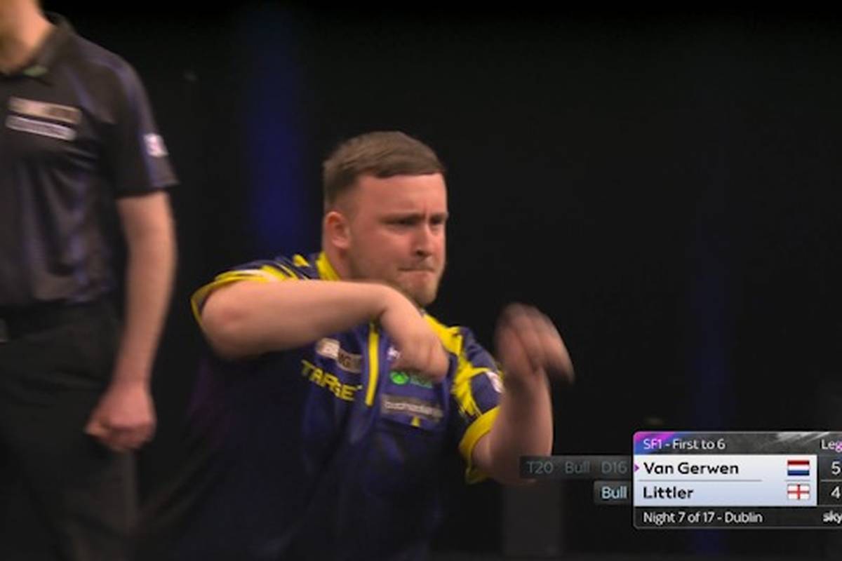 Absurde Big-Fish-Show von Littler und van Gerwen