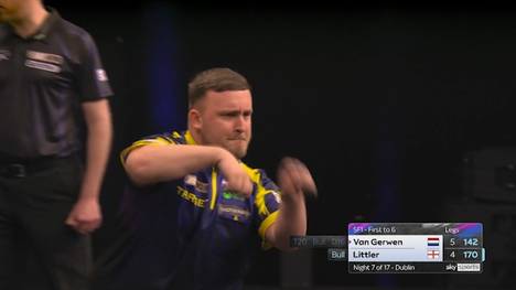 Luke Littler und Michael van Gerwen sorgen im Halbfinale der Premier League of Darts für einen irren Fight. Beide checken den Big Fish und sorgen mehrfach für Highlights.