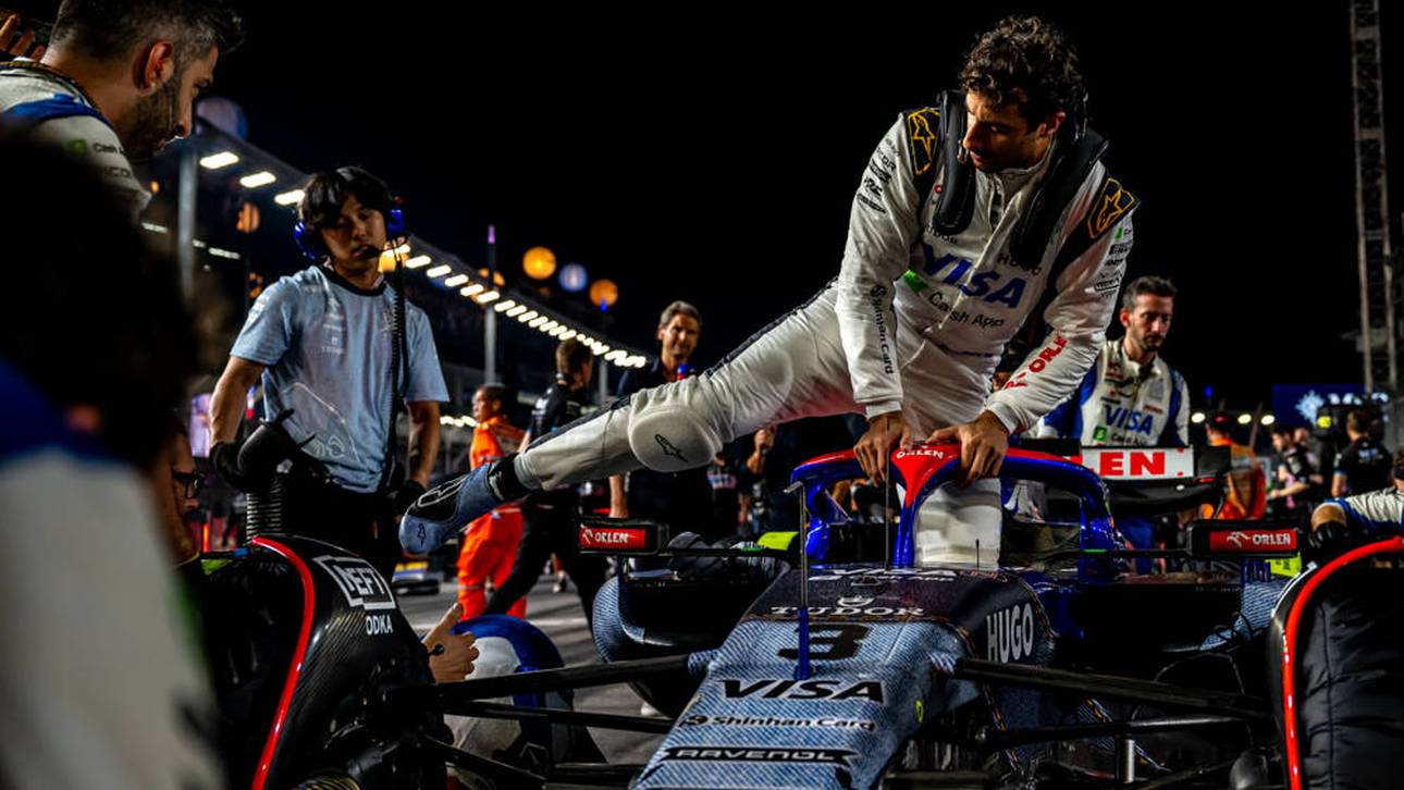 In Singapur steigt Daniel Ricciardo zum letzten Mal in den Red Bull