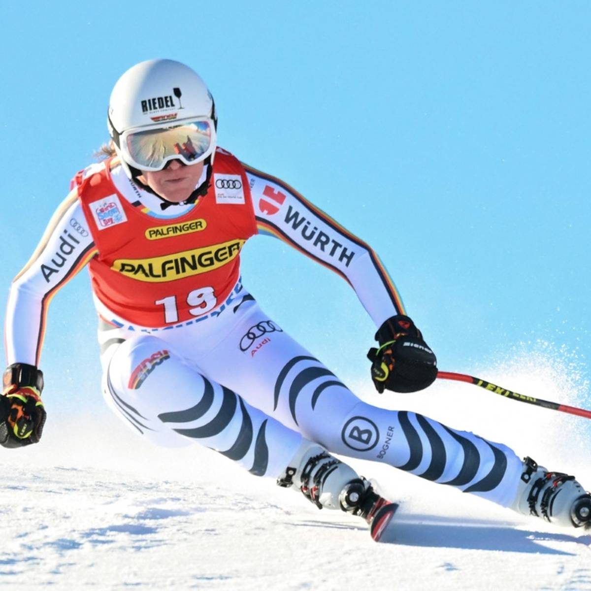Skirennläuferin Kira Weidle hat offensichtlich beste Voraussetzungen für eine erfolgreiche Generalprobe für die Olympischen Spiele.