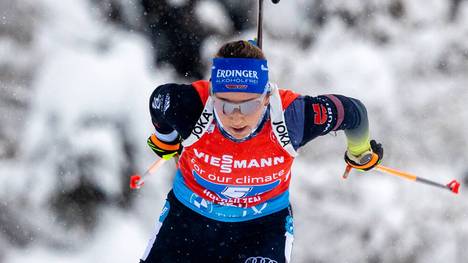 Die deutsche Biathlon-Staffel um Franziska Preuß hat eine gute Leistung gezeigt