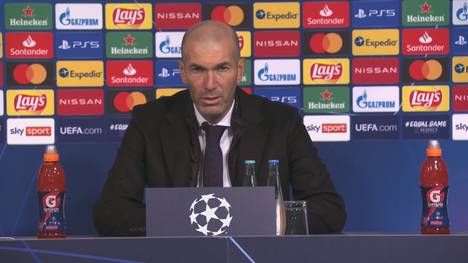Real Madrid gelingt in den letzten Minuten das Comeback gegen Gladbach. Trainer Zinédine Zidane gibt danach zu, dass sich die Königlichen zeitweise schwer taten.