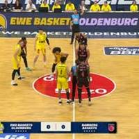 Spiel Highlights zu EWE Baskets Oldenburg - Bamberg Baskets 16x9