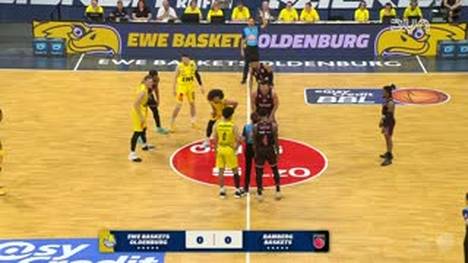 Spiel Highlights zu EWE Baskets Oldenburg - Bamberg Baskets 16x9