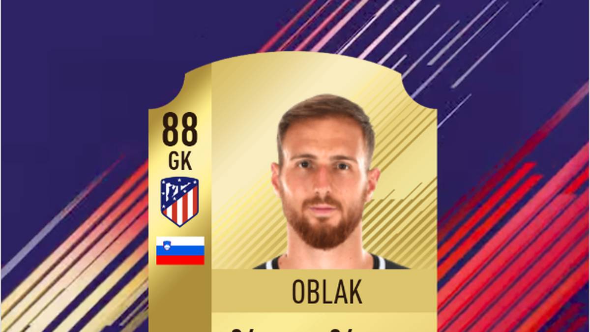 In FIFA 18 besitzt Jan Oblak eine Gesamtstärke von 88 Punkten