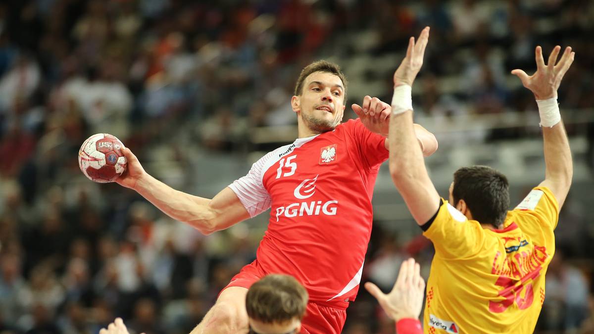 Michal Jurecki holt mächtig aus