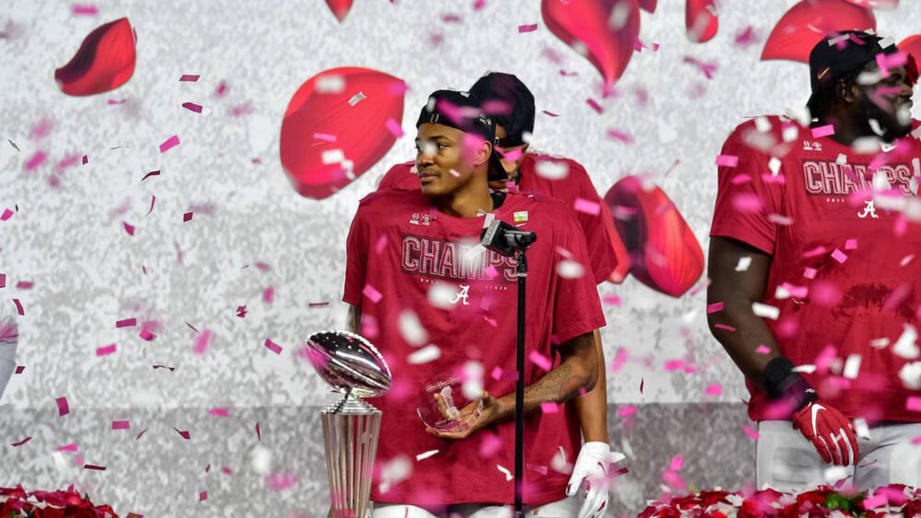 DeVonta Smith beeindruckte bei den Alabama Crimson Tide mit seinen Leistungen