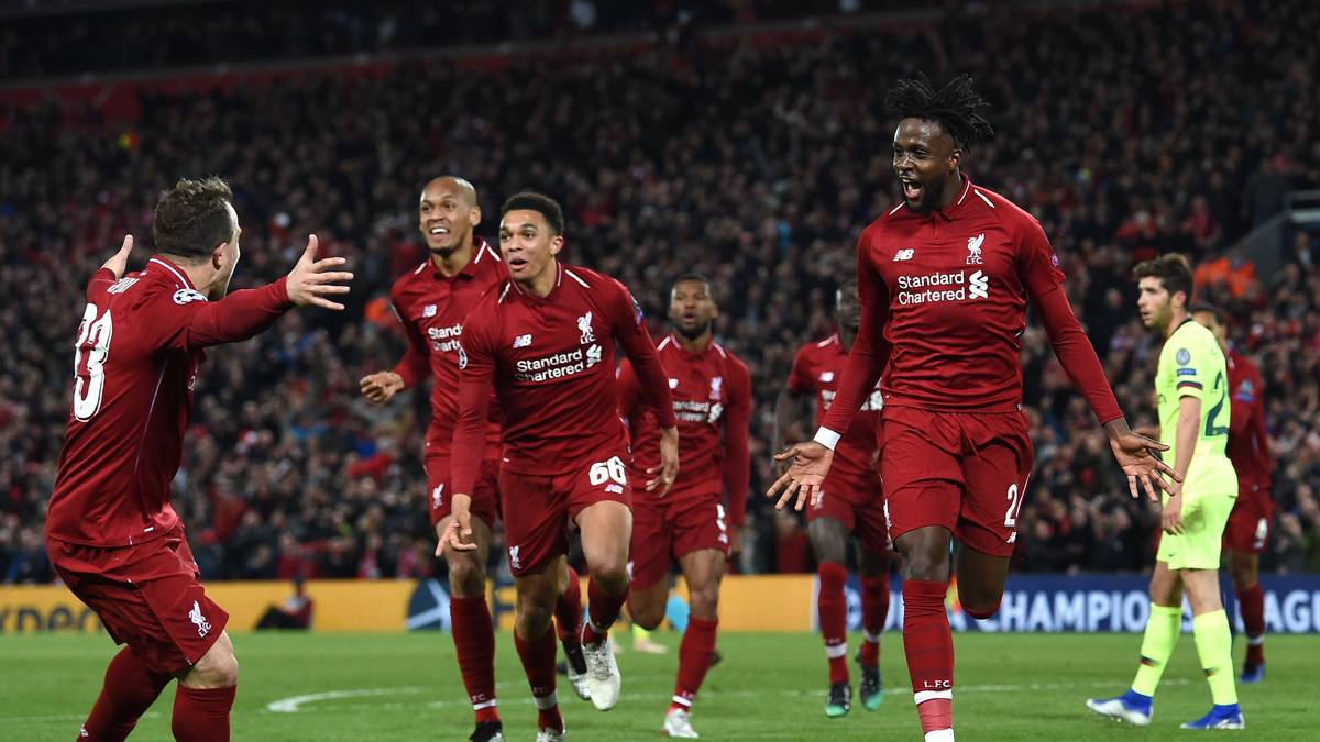 Divock Origi (7., 79.) sowie der zur Halbzeit eingewechselte Niederländer Georginio Wijnaldum (54., 56.) ballern die Reds tatsächlich noch ins CL Finale