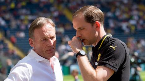 Das Verhältnis zwischen Hans-Joachim Watzke (l.) und Thomas Tuchel gilt als belastet