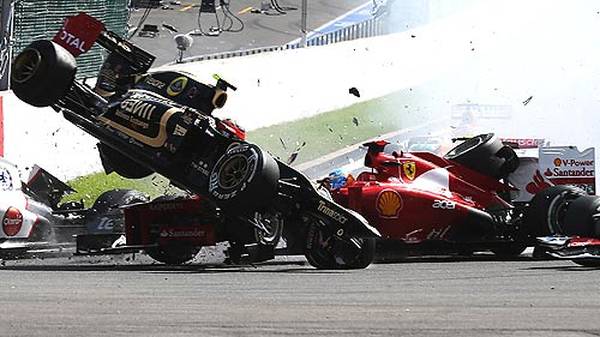 Der von Romain Grosjean ausgelöste Crash beim Belgien-Grand-Prix ist nur ein Unfall von vielen in der Formel-1-Historie. SPORT1 blickt auf die Tragödien der Königsklasse zurück