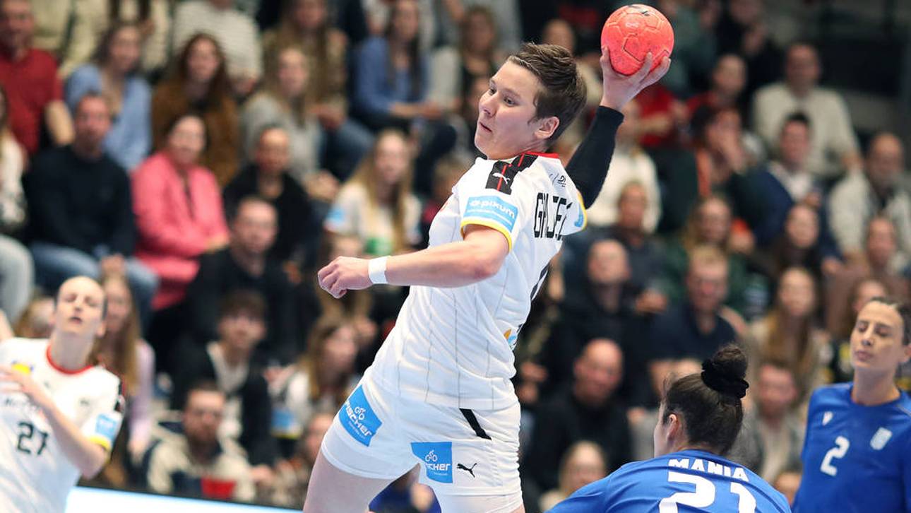 Alina Grijseels gehörte zu den entscheidenden Spielerinnen des DHB-Teams gegen die Ukraine