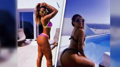 Rafaella Santos versteht es, die Blicke auf sich zu ziehen: Neymars Schwester urlaubt aktuell auf Mykonos - und zeigt auf Instagram gerne, was sie hat.
