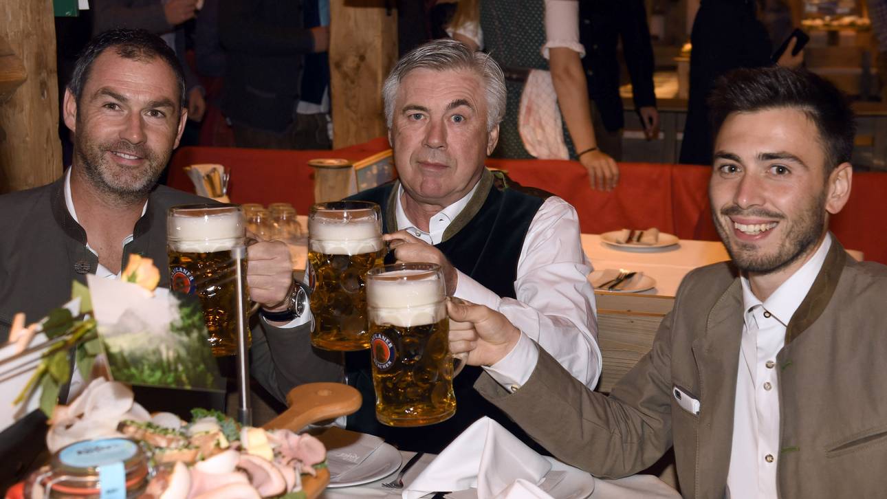Ancelottis erster Wiesn-Besuch
