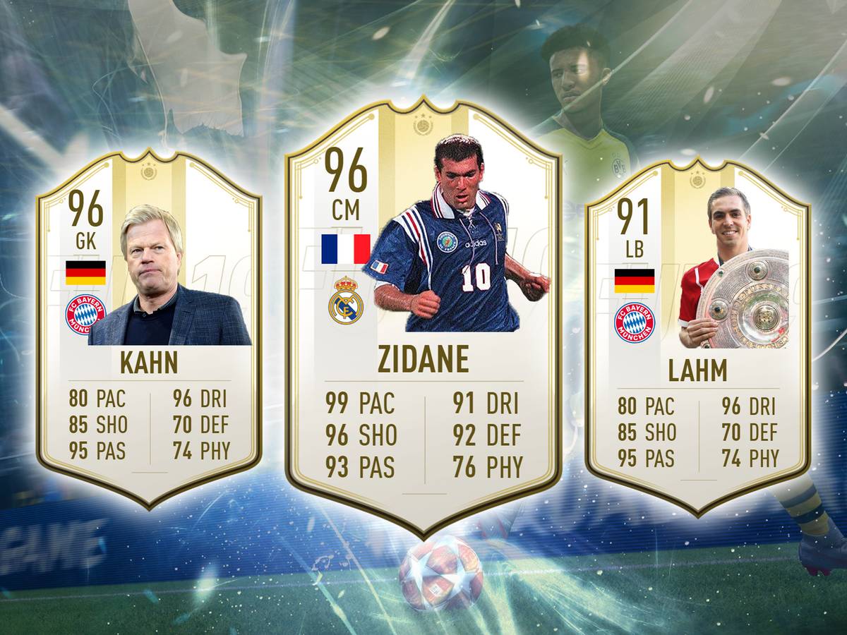 Fifa 20 Kahn Lahm Beckham Und Zidane Auf Icon Wunschliste