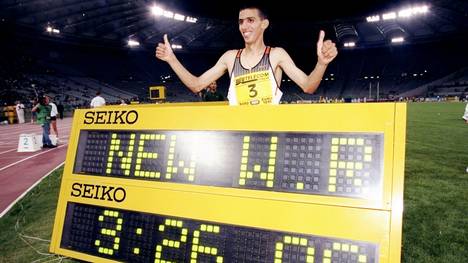 Hicham El Guerrouj stellte bereits 1998 den Weltrekord über die 1500-Meter bei den Herren auf
