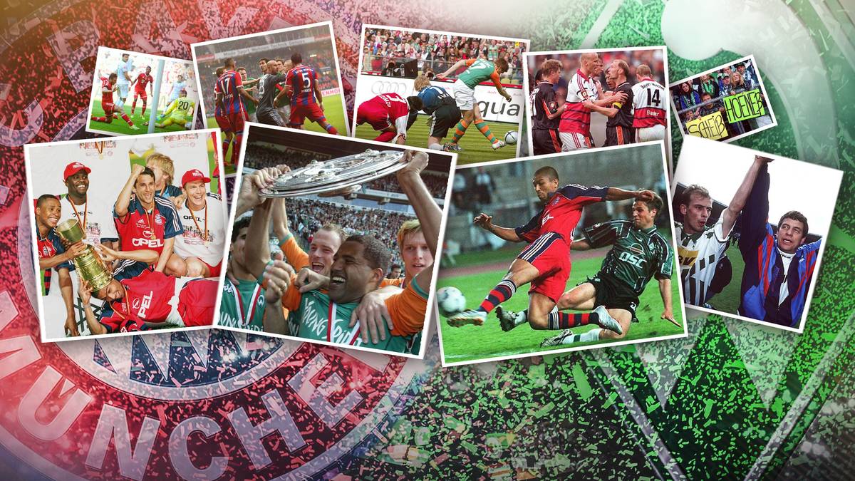 Bayern München und  Werder Bremen eröffnen am Abend die neue Bundesliga-Saison. Das Nord-Süd-Duell ist einer der größten Klassiker der Bundesliga-Geschichte. Meist ging es hoch her, zuletzt waren Tore am Fließband garantiert. SPORT1 blickt zurück