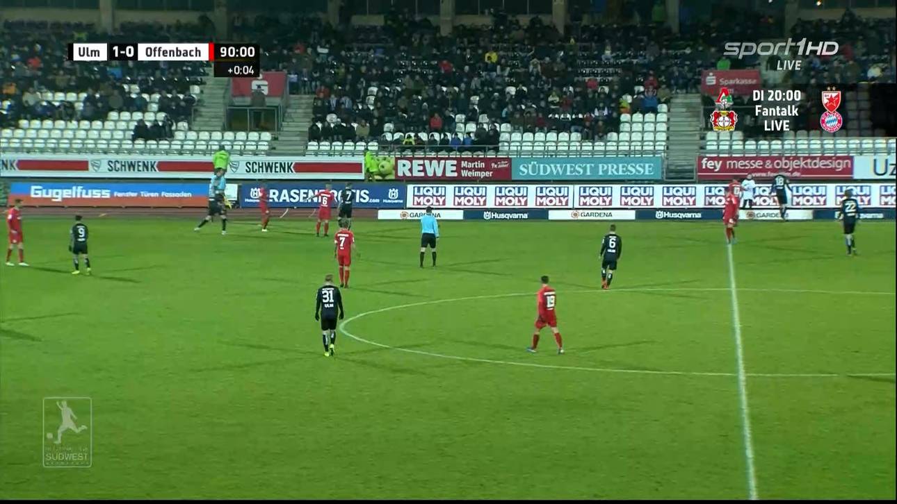 Ulm besiegt die Kickers Offenbach