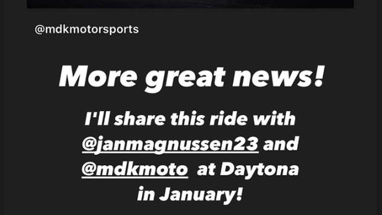 Kevin Magnussen enthüllt in seiner Instagram-Story den Start mit seinem Vater in Daytona