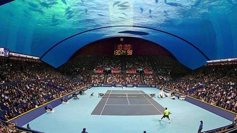 Unterwasser-Tennis in Dubai