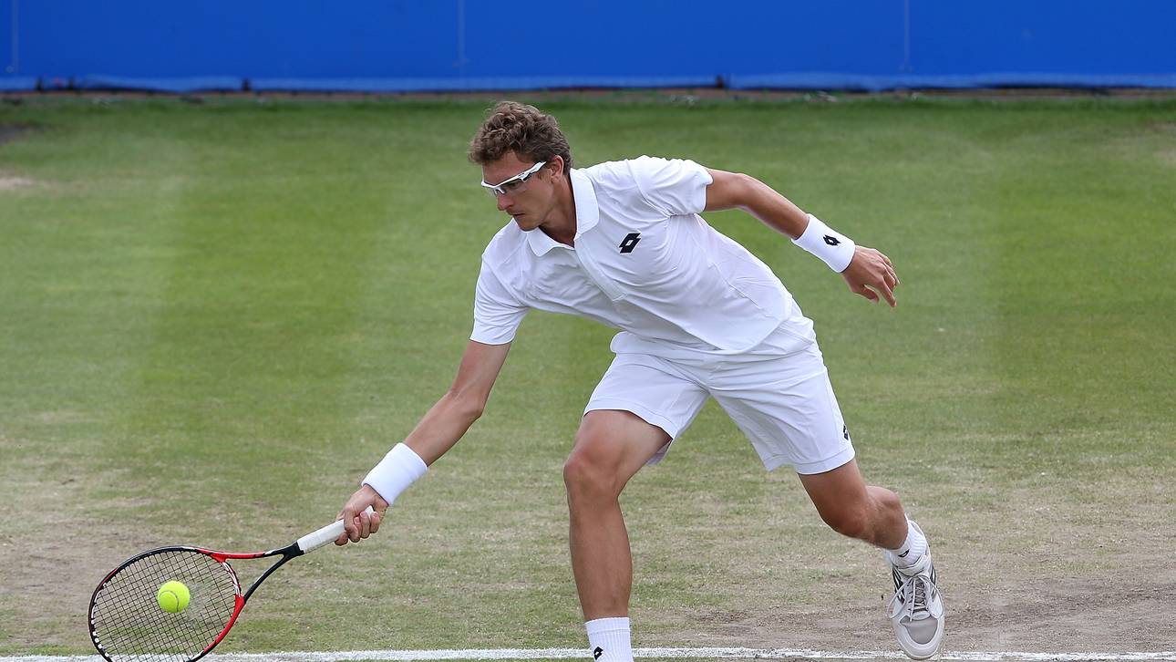 Istomin im Finale gegen Querrey