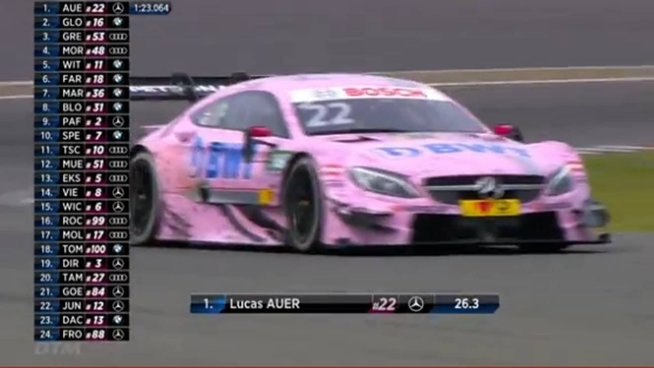 Auer schnappt sich die Pole-Position