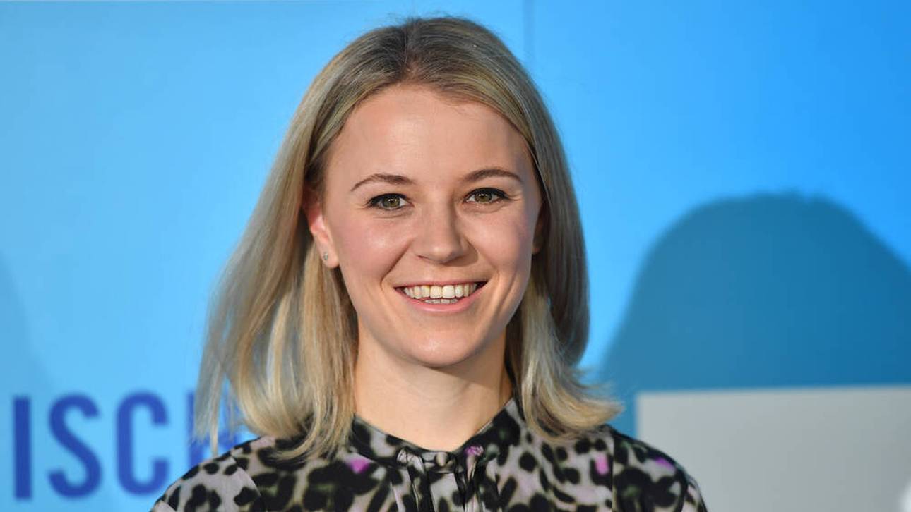 Miriam Neureuther ist bei der ARD als Experin im Einsatz