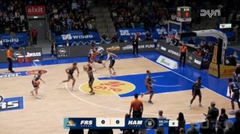 Spiel Highlights zu SKYLINERS Frankfurt - Veolia Towers Hamburg