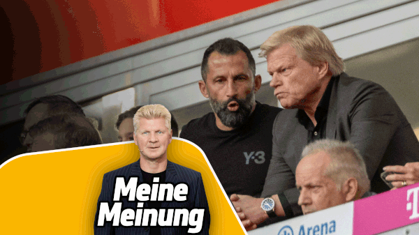 SPORT1-Experte Stefan Effenberg lobt das Vorgehen der Bayern-Bosse um Oliver Kahn (l.) und Hasan Salihamidzic während der Krisenwochen des Rekordmeisters