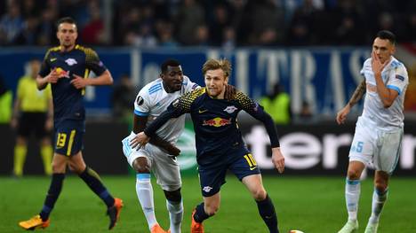 RB Leipzig schied gegen Marseille in der UEFA Europa League aus 