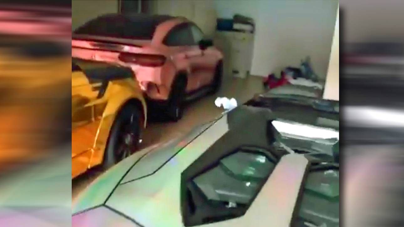 Schnell und bunt: Aubameyangs Fuhrpark