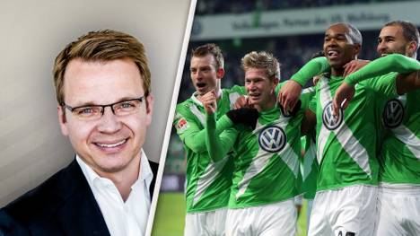Die Spieler des VfL Wolfsburgs jubeln