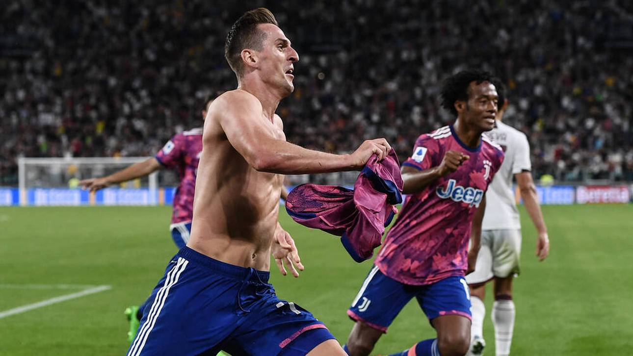 Arkadiusz Milik jubelte über den vermeintlichen Siegtreffer - und flog vom Platz
