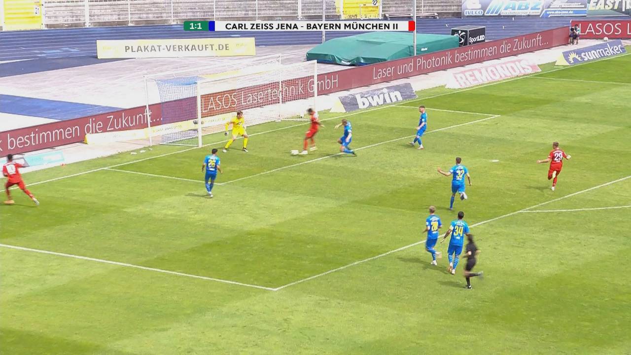 Carl Zeiss Jena - Bayern München II (1:2): Tore und Highlights | 3.Liga