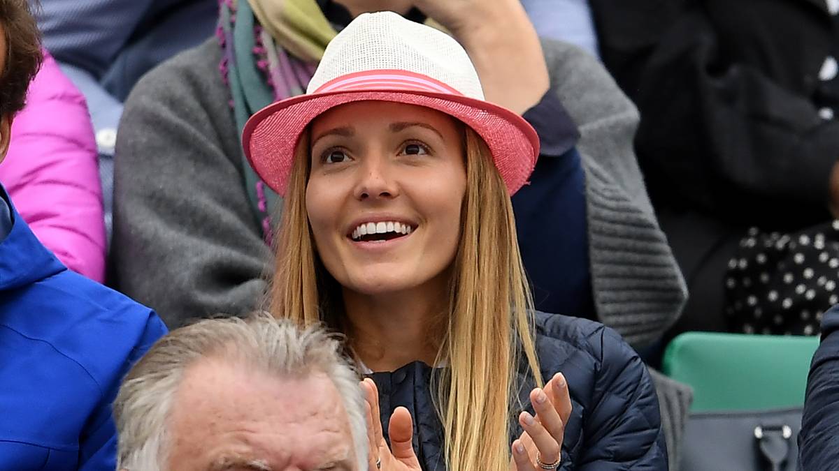 ... kann Jelena Djokovic ihre Begeisterung nicht verbergen