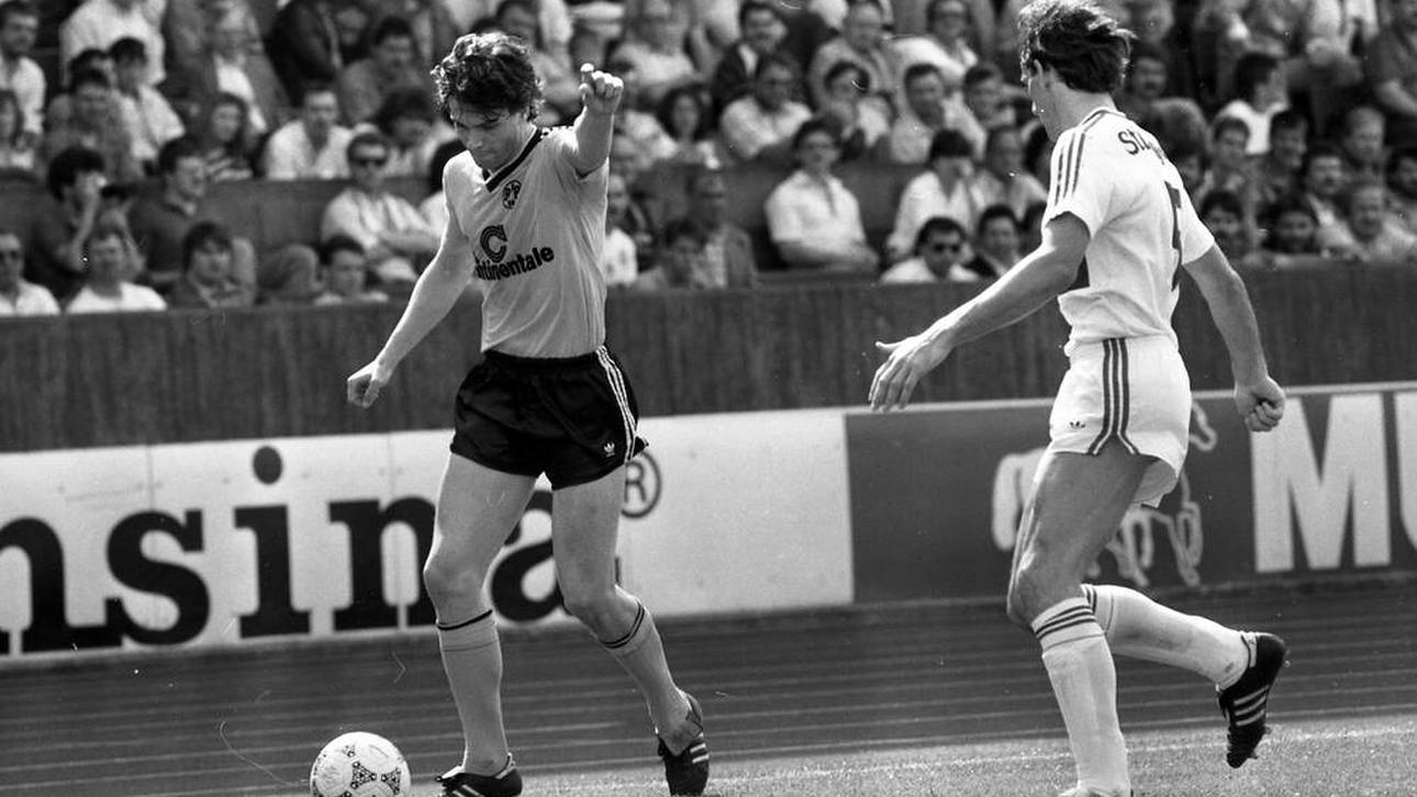 Michael Zorc (links) in Aktion beim BVB