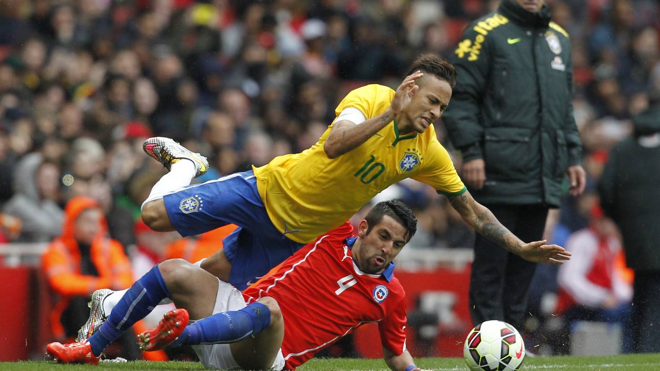 Neymar empört nach Chiles Tritten