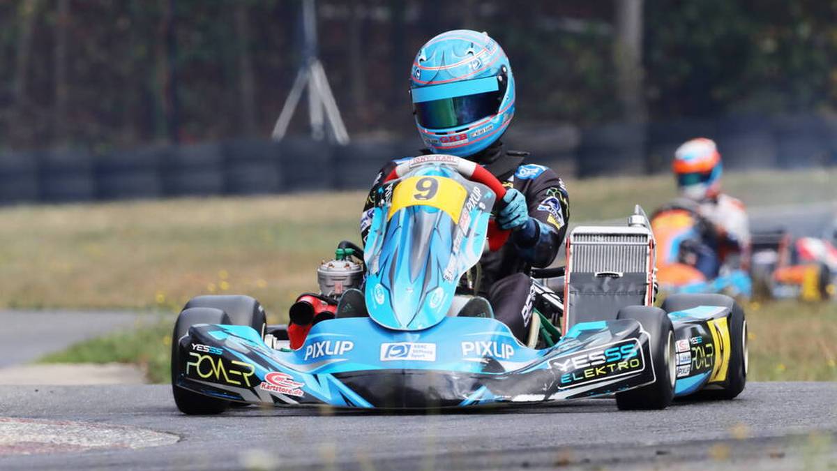 Jakob Bergmeister bei der deutschen Kart-Meisterschaft 2020