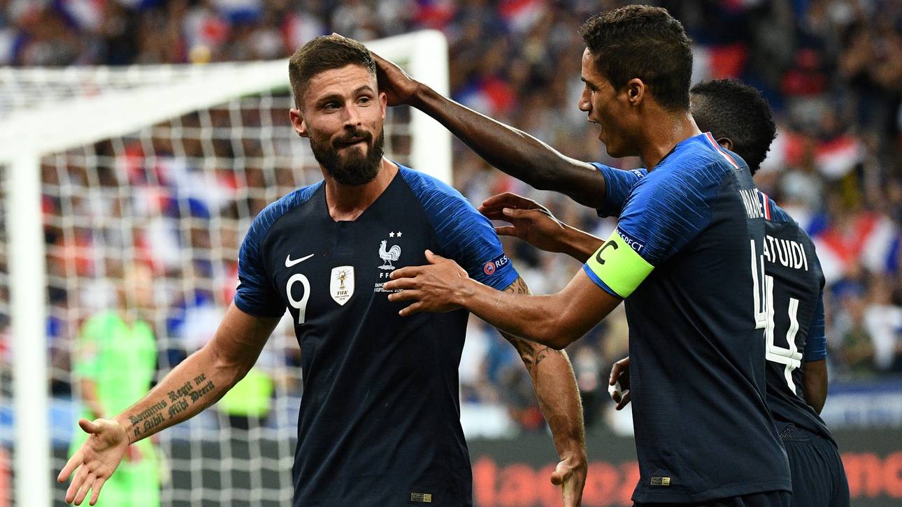 Giroud rettet Frankreichs Party