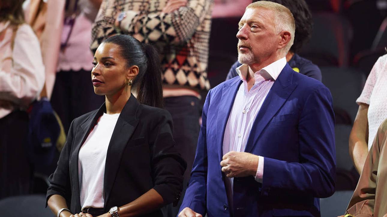 Boris Becker und Ehefrau Lilian beim Laver Cup in Berlin