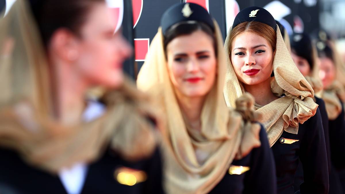 Bahrain (Formel 1): Da liefern die Damen aus dem anderen Wüstenstaat leider auch nicht viel Besserung