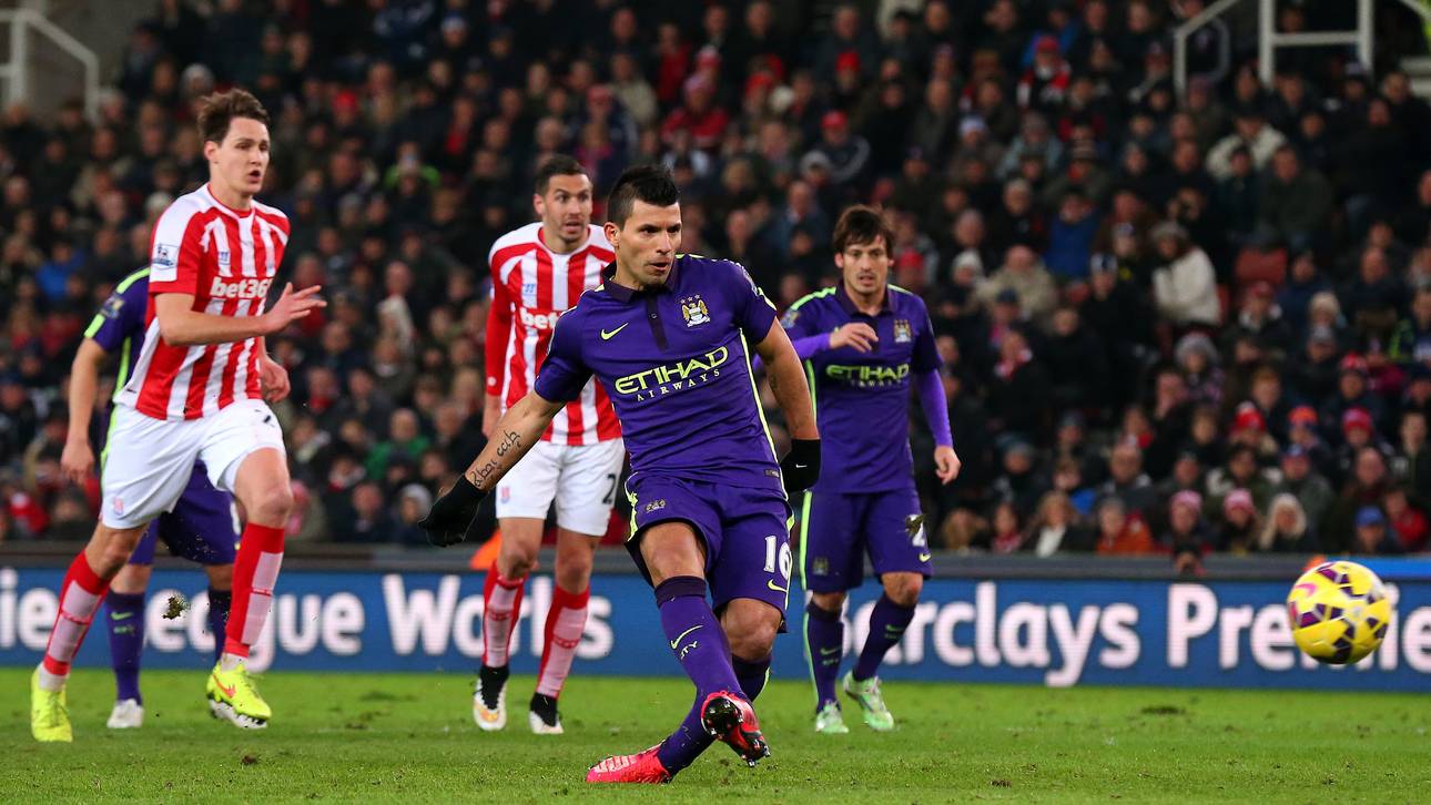 Stoke City v Manchester City - Premier League Sergio Aguero