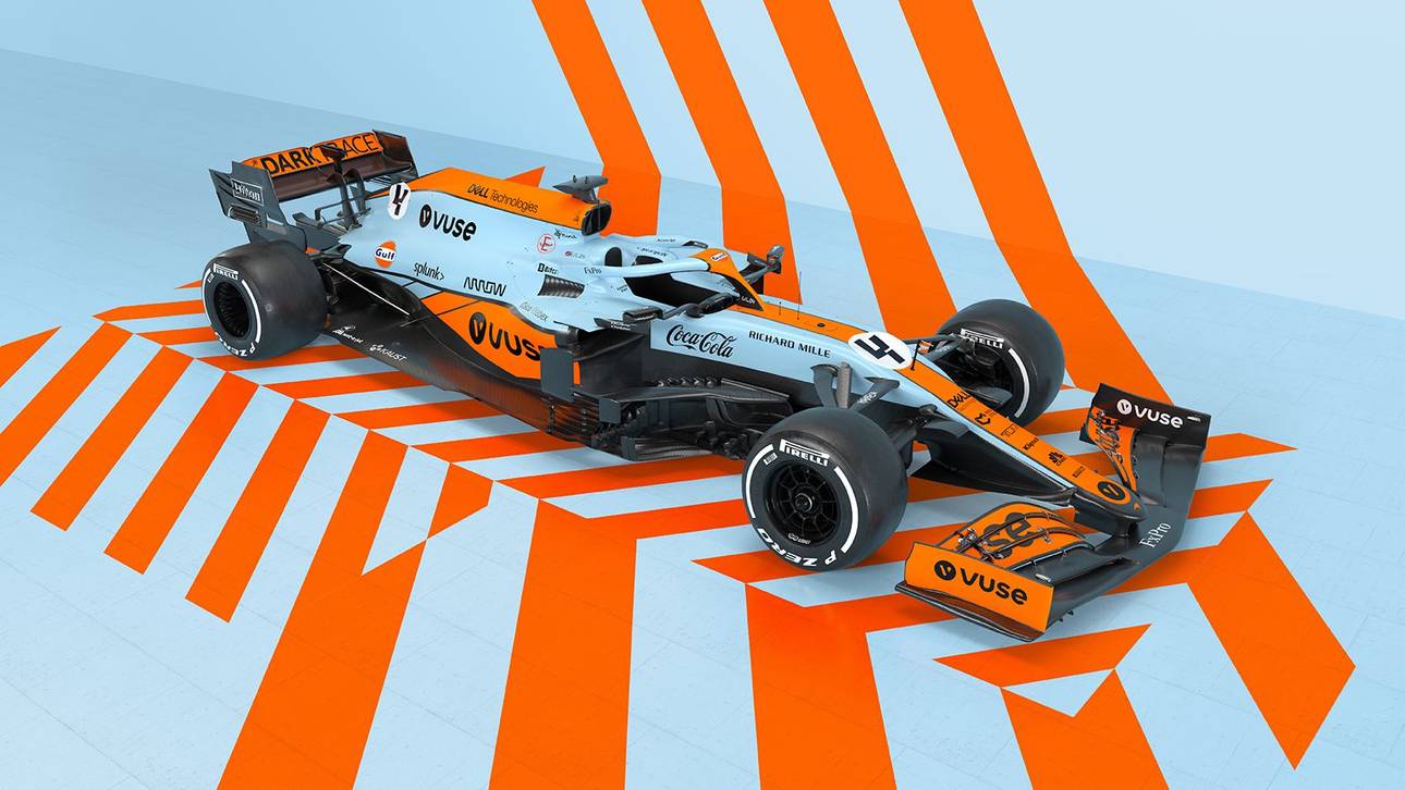 McLaren fährt mit neuer Lackierung