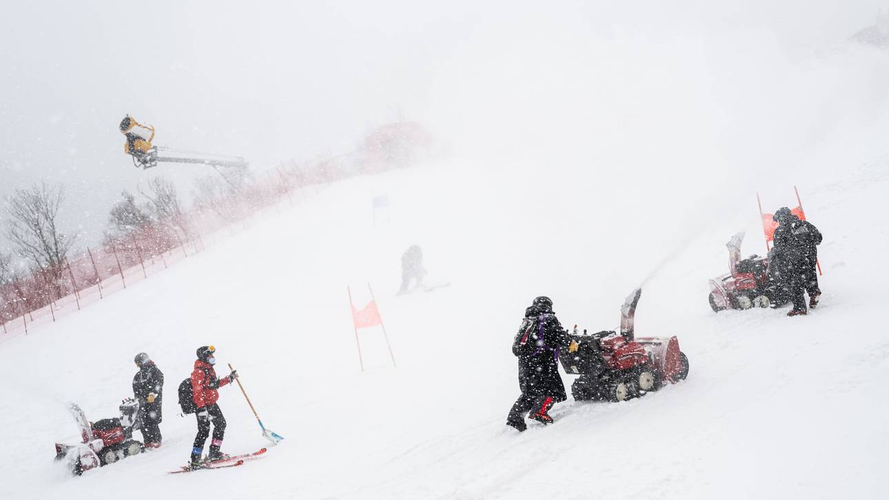 Zweiter Lauf im Riesenslalom verschoben
