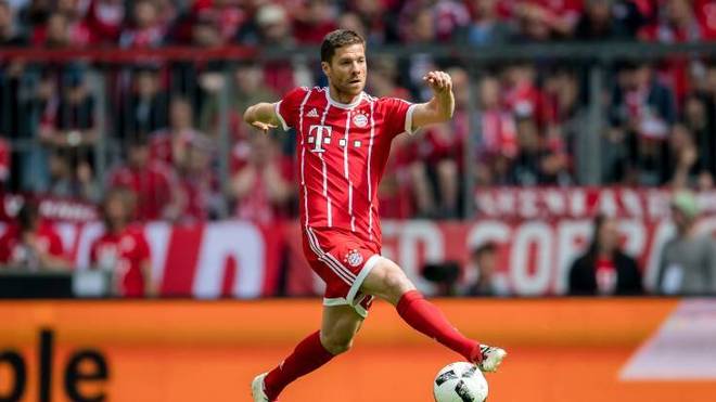 Xabi Alonso played for FC Bayern from 2014 to 2017