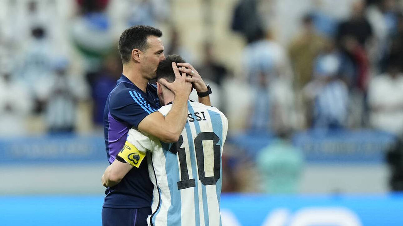 Scaloni bricht in Tränen aus