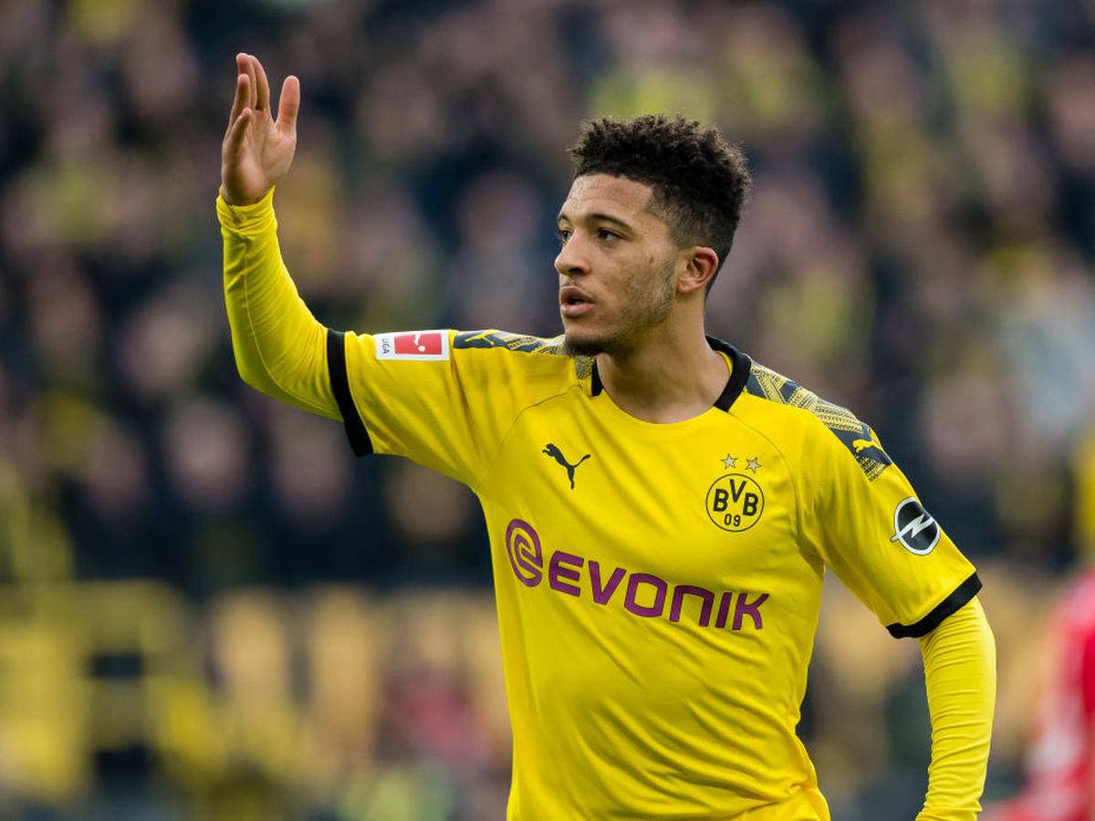 Dfb Pokal Jadon Sancho Liefert Beim Bvb Im Schatten Von Erling Haaland