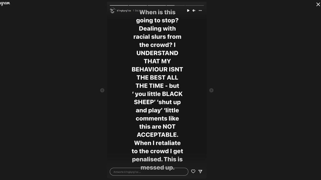 Nick Kyrgios erklärt seinen Ausraster beim ATP-turnier in Stuttgart