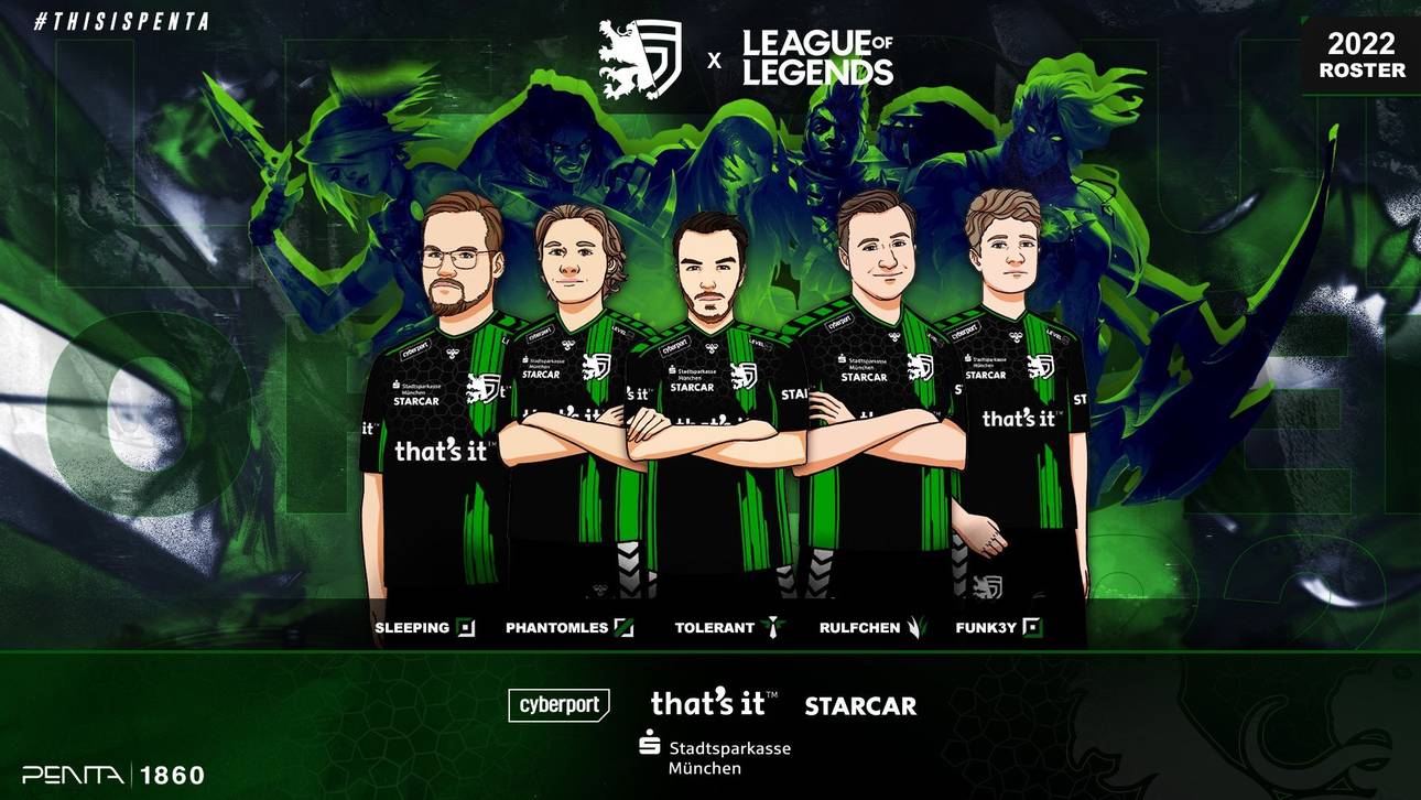 PENTA 1860 finalisiert LoL-Team