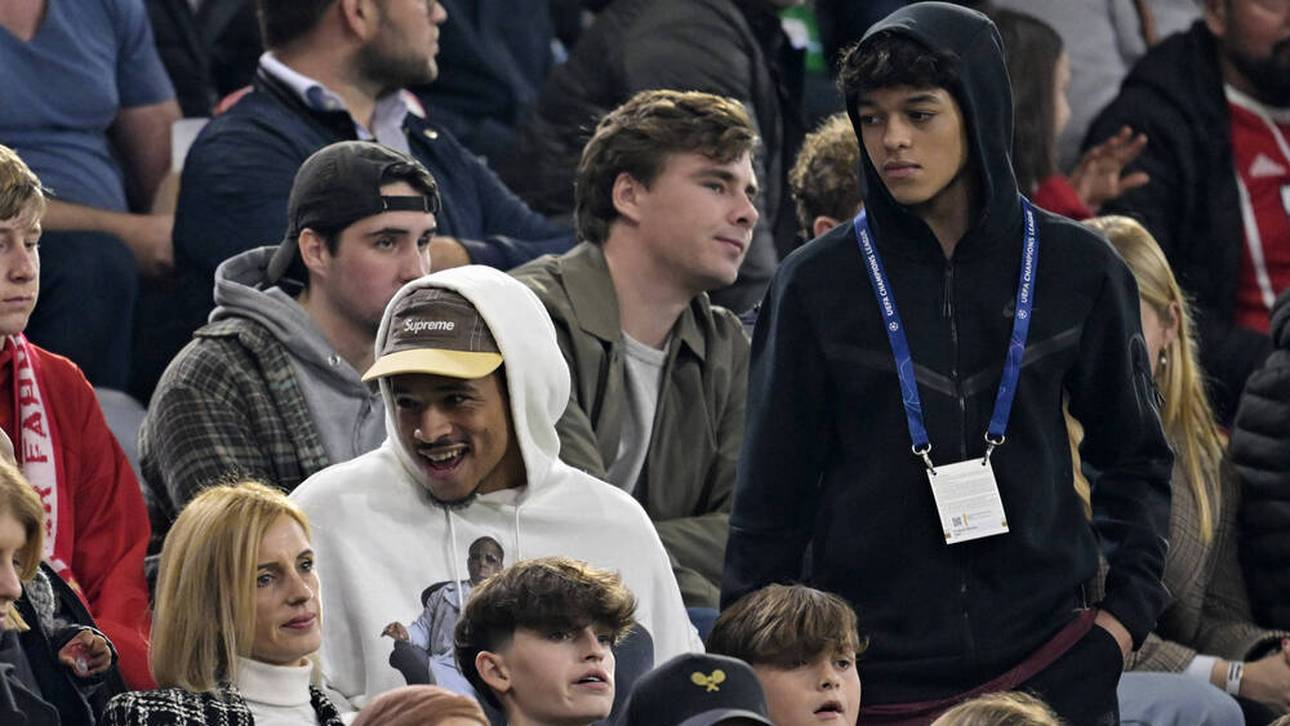 Leroy Sané (gegen Inter nur Zuschauer) hofft auf ein baldiges Comeback 